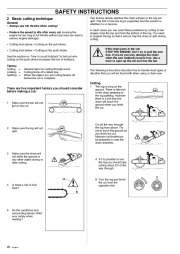 Husqvarna 395XP Chainsaw Owners Manual, 2000,2001,2002,2003,2004,2005,2006,2007,2008,2009,2010 page 20