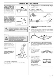 Husqvarna 395XP Chainsaw Owners Manual, 2000,2001,2002,2003,2004,2005,2006,2007,2008,2009,2010 page 23