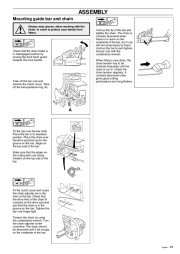 Husqvarna 395XP Chainsaw Owners Manual, 2000,2001,2002,2003,2004,2005,2006,2007,2008,2009,2010 page 25