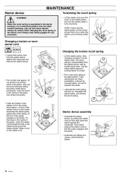 Husqvarna 395XP Chainsaw Owners Manual, 2000,2001,2002,2003,2004,2005,2006,2007,2008,2009,2010 page 30