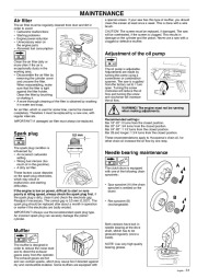 Husqvarna 395XP Chainsaw Owners Manual, 2000,2001,2002,2003,2004,2005,2006,2007,2008,2009,2010 page 31