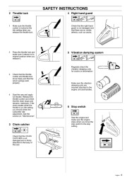 Husqvarna 395XP Chainsaw Owners Manual, 2000,2001,2002,2003,2004,2005,2006,2007,2008,2009,2010 page 9