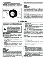 Husqvarna 9027ST Snow Blower Owners Manual, 2002,2003,2004,2005,2006,2007,2008,2009 page 18