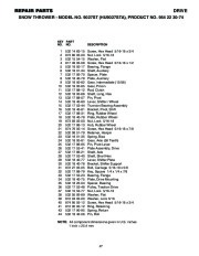 Husqvarna 9027ST Snow Blower Owners Manual, 2002,2003,2004,2005,2006,2007,2008,2009 page 27