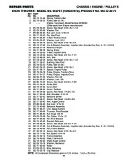 Husqvarna 9027ST Snow Blower Owners Manual, 2002,2003,2004,2005,2006,2007,2008,2009 page 29