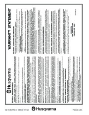 Husqvarna 9027ST Snow Blower Owners Manual, 2002,2003,2004,2005,2006,2007,2008,2009 page 32