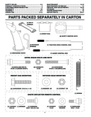 Husqvarna 9027ST Snow Blower Owners Manual, 2002,2003,2004,2005,2006,2007,2008,2009 page 4