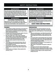 Craftsman 247.88833 Craftsman 33-Inch Snow Thrower Owners Manual page 3