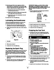 Toro 38079, 38087 and 38559 Toro  924 Power Shift Snowthrower Owners Manual, 2001 page 25