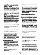 Toro 38079, 38087 and 38559 Toro  924 Power Shift Snowthrower Owners Manual, 2001 page 4
