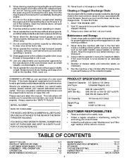 Poulan Pro Owners Manual, 2010 page 3