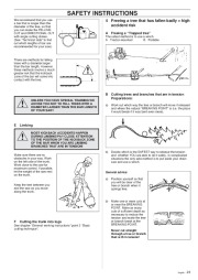 Husqvarna 288XP Lite Chainsaw Owners Manual, 1995,1996,1997,1998 page 23