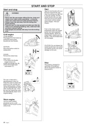 Husqvarna 288XP Lite Chainsaw Owners Manual, 1995,1996,1997,1998 page 28