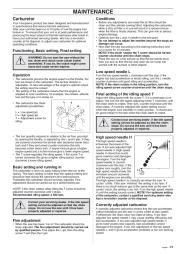 Husqvarna 288XP Lite Chainsaw Owners Manual, 1995,1996,1997,1998 page 29
