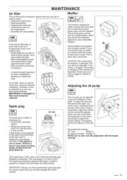 Husqvarna 288XP Lite Chainsaw Owners Manual, 1995,1996,1997,1998 page 31