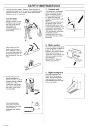 Husqvarna 288XP Lite Chainsaw Owners Manual, 1995,1996,1997,1998 page 6