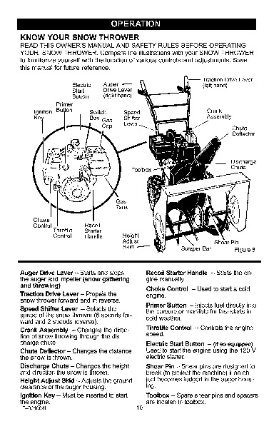 Craftsman 536.887250 24-Inch Snow Blower Owners Manual
