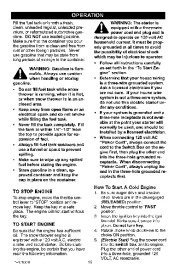 Craftsman 536.887250 Craftsman 24-Inch Snow Thrower Owners Manual page 13