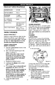 Craftsman 536.887250 Craftsman 24-Inch Snow Thrower Owners Manual page 17