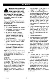 Craftsman 536.887250 Craftsman 24-Inch Snow Thrower Owners Manual page 29
