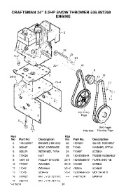 Craftsman 536.887250 Craftsman 24-Inch Snow Thrower Owners Manual page 34