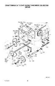 Craftsman 536.887250 Craftsman 24-Inch Snow Thrower Owners Manual page 38