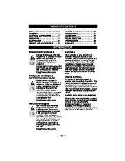 Ariens Sno Thro 921011 12 13 14 15 16 17 18 19 20 Deluxe Track Platinum Snow Blower Owners Manual page 2