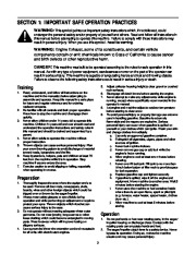MTD White Outdoor 855 4×4 Snow Blower Owners Manual page 3