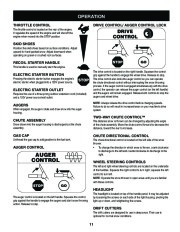 Craftsman 247.88045 Craftsman 45-Inch Snow Thrower Owners Manual page 11