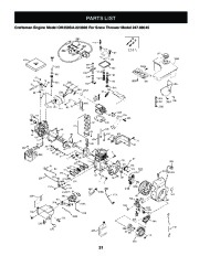 Craftsman 247.88045 Craftsman 45-Inch Snow Thrower Owners Manual page 31