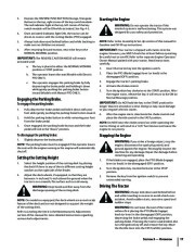 MTD 610 Hydrostatic Tractor Lawn Mower Owners Manual page 17