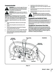 MTD 610 Hydrostatic Tractor Lawn Mower Owners Manual page 27