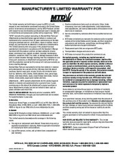 MTD 610 Hydrostatic Tractor Lawn Mower Owners Manual page 37