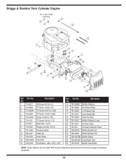 MTD 800 Series Automatic Garden Tractor Lawn Mower Parts List page 16