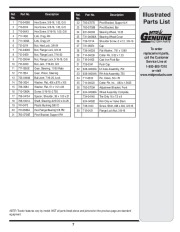 MTD 800 Series Automatic Garden Tractor Lawn Mower Parts List page 7
