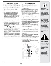 MTD White Outdoor H Style Snow Blower Owners Manual page 11