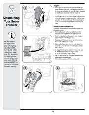 MTD White Outdoor H Style Snow Blower Owners Manual page 16