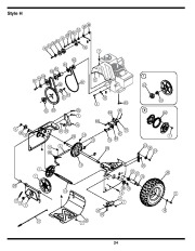 MTD White Outdoor H Style Snow Blower Owners Manual page 24