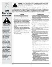 MTD White Outdoor H Style Snow Blower Owners Manual page 4