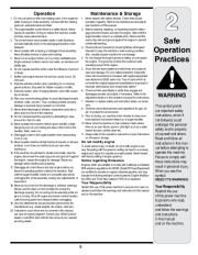 MTD White Outdoor H Style Snow Blower Owners Manual page 5