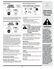 MTD White Outdoor H Style Snow Blower Owners Manual page 9