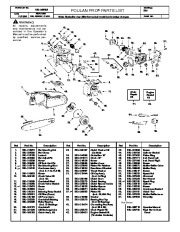 Poulan Pro 236 Chainsaw Parts List Manual page 1