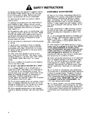 Toro 38052 521 Snowthrower Owners Manual, 1993 page 2