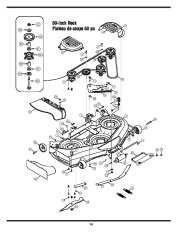 MTD 800 Hydrostatic Lawn Tractor Mower Parts List page 14