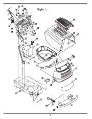 MTD 800 Hydrostatic Lawn Tractor Mower Parts List page 2