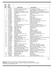 MTD 800 Hydrostatic Lawn Tractor Mower Parts List page 3