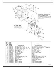 MTD 800 Hydrostatic Lawn Tractor Mower Parts List page 7