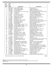 MTD 800 Hydrostatic Lawn Tractor Mower Parts List page 9