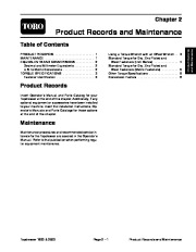 Toro 07154SL Service Manualpdresser 1800 2500 Preface Publication page 11