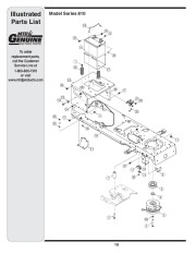 MTD 810 Hydrostatic Lawn Tractor Mower Parts List page 10